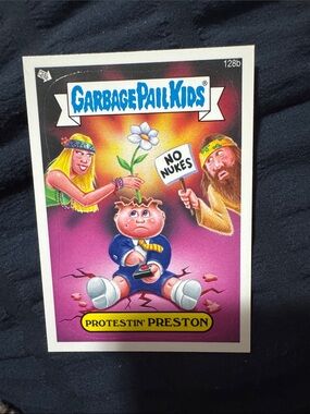 Protestin' Preston Collectible Card - Pink